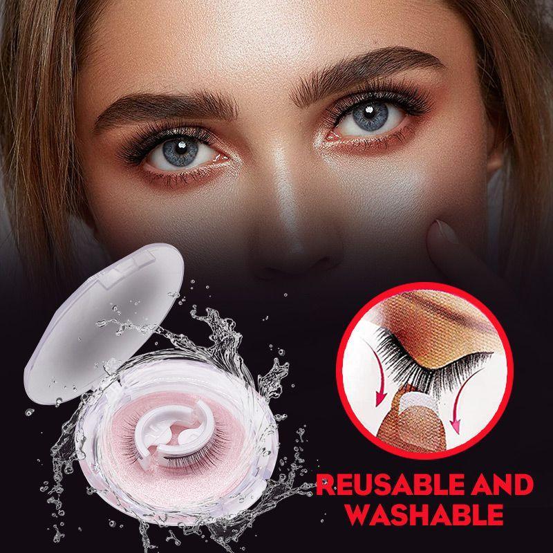 Reusable Self-Adhesive Eyelashes Natural Multiple reversible glue-free self-adhesive pairs of false eyelashes Dropshipping - Executive-Skincare