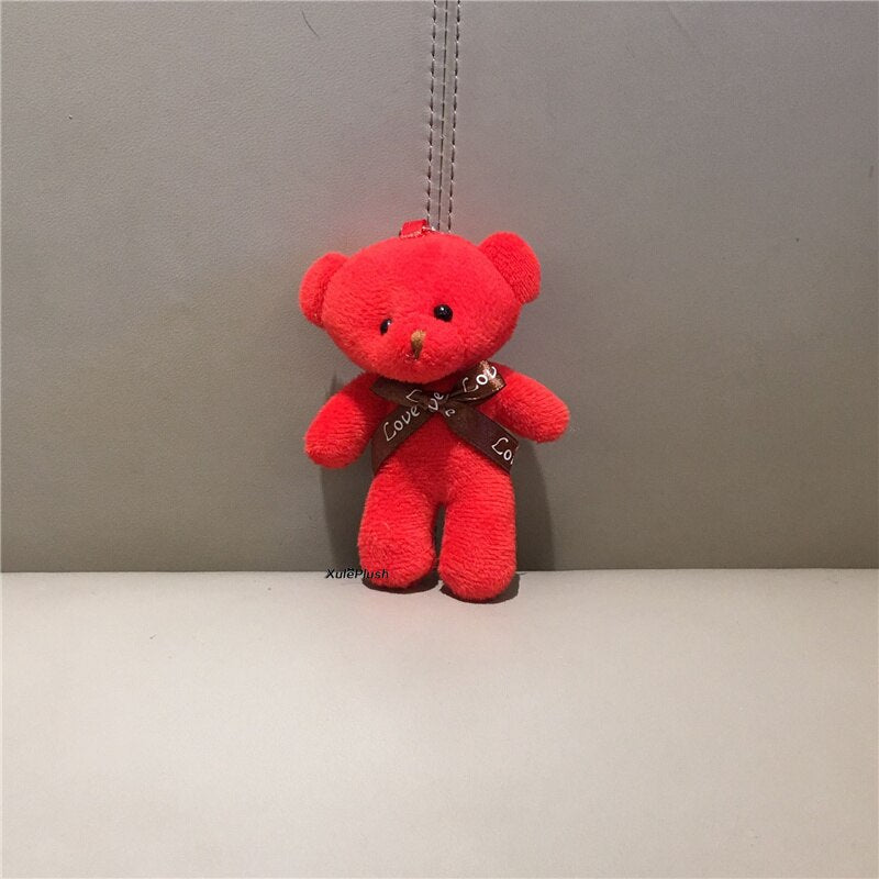 6Colors, 10CM Plush Stuffed Bear Toy Doll Multi-Colors For Wedding Bouquet GIFT - Executive-Skincare