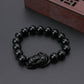 1pc Feng Shui  Pi Xiu Bracelet Attract Wealth and Good Luck Obsidian Stone Wealth Bracelet - Executive-Skincare