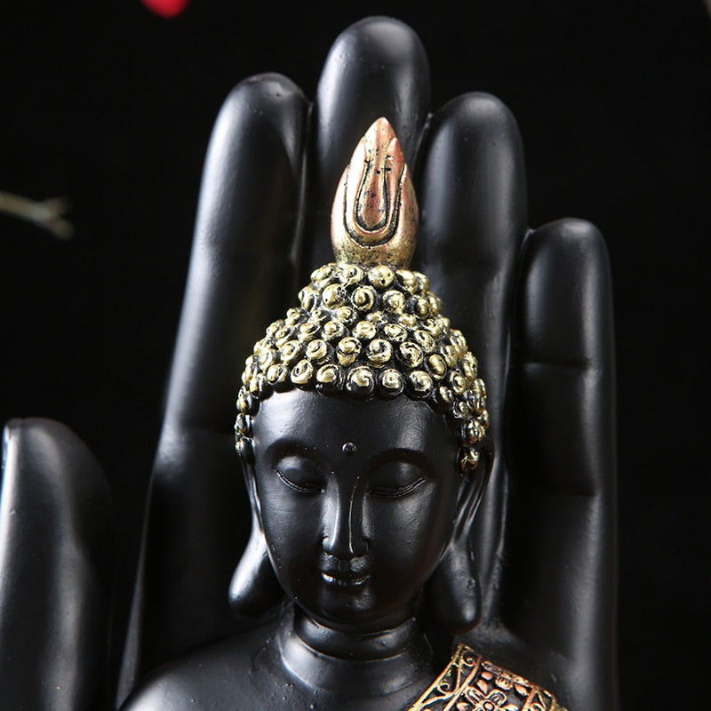 2020 Buda Statue Thailand Buddha Sculpture Green Resin Hand Made Buddhism Hindu Fengshui Figurine Meditation Home Decoration - Executive-Skincare