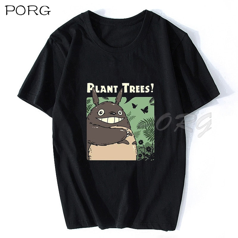 NEIGHBOR&#39;S RAMEN Totoro Kawaii Japanese Anime Shirt Men Anime Spirit Away T Shirt Men/Women Cartoon Summer T-Shirt Droshipping - Executive-Skincare