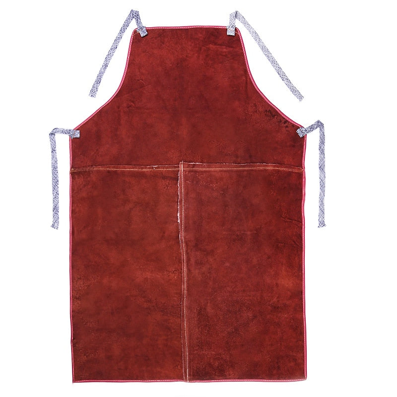 60cm*90cm Welding Apron Welder Heat Insulation Protection Cow Leather Apron Safety Workwear Welding Equipment - Executive-Skincare