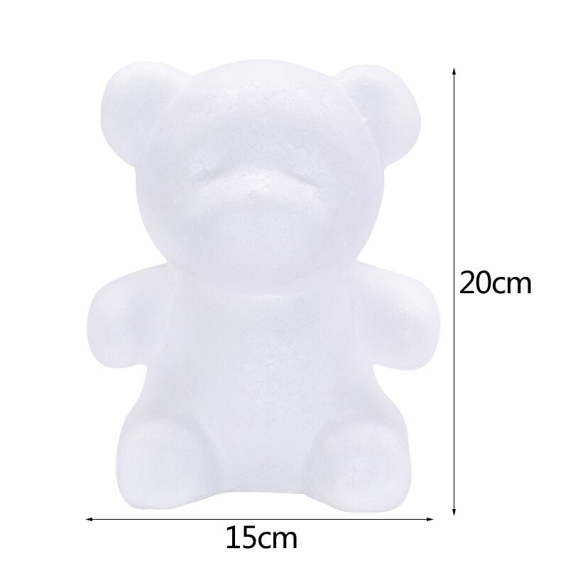 Teddy Bear of Roses Valentine&#39;s Day Present Birthday Gift DIY Handmade Scrapbooking Wedding Home Decoration Foam Mould Wholesale - Executive-Skincare