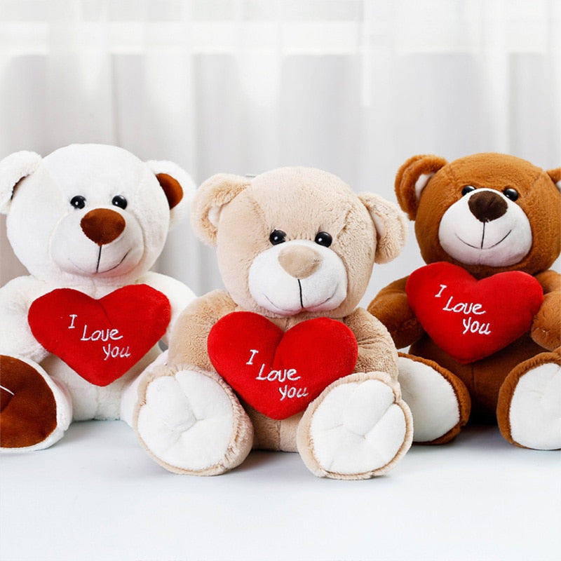 Valentine&#39;s Day Hug Love Soft Teddy Bear Stuffed Animal Plush Toys Bear For Gifts Birthday Gifts Mobile phone key pendant - Executive-Skincare