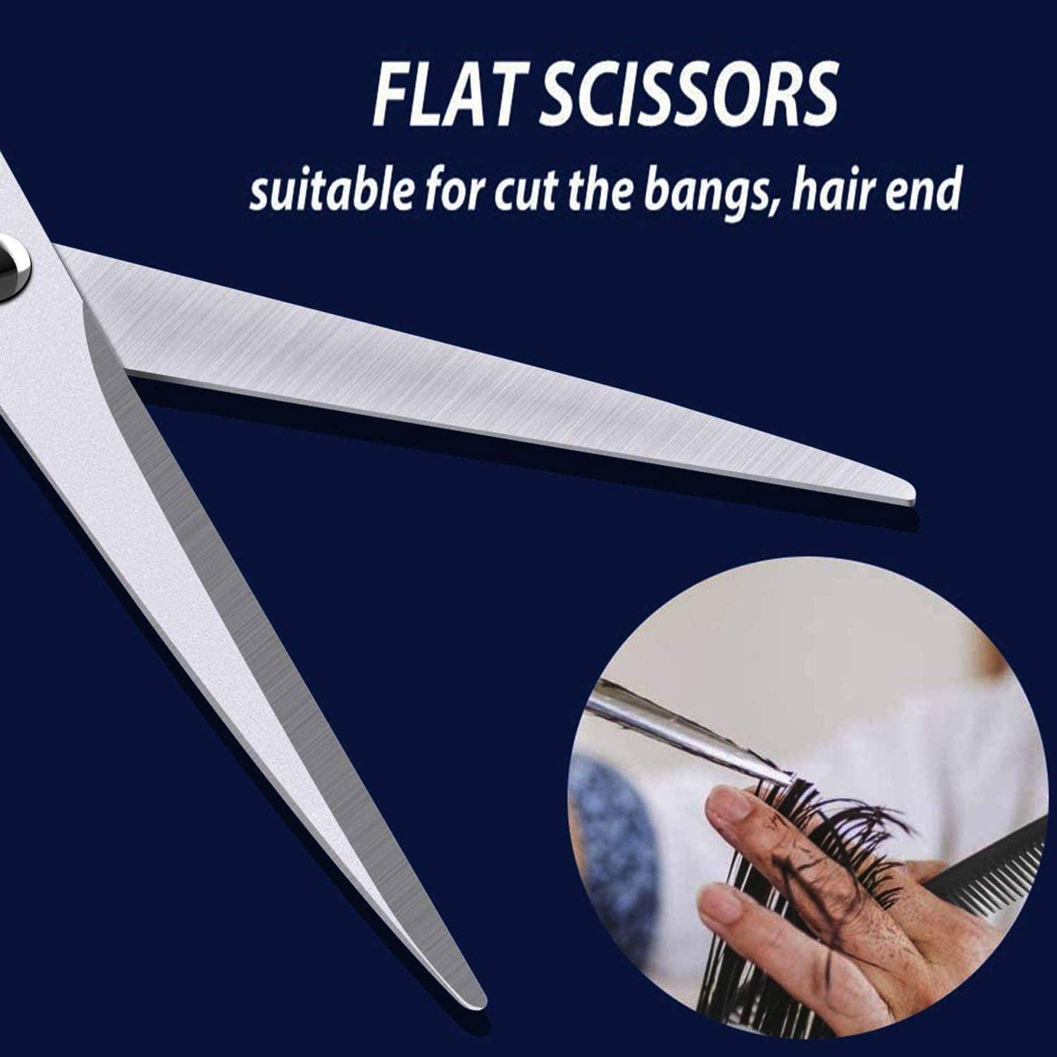 YBLNTEK 3PCS Hairdressing Scissors 6 Inch Scissors for Cutting Thinning Hair Comb Barber Accessories Salon Hairdressing Shears - Executive-Skincare