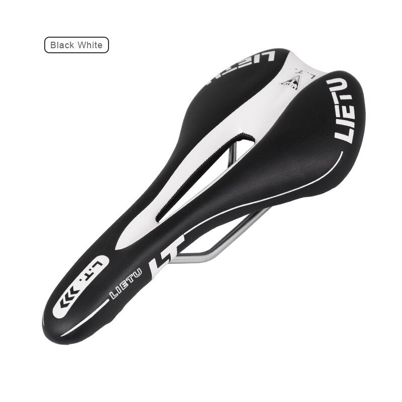 LIETU Bicycle Saddle MTB Road Bike Cycling Silicone Skid-Proof Saddle Seat Silica Gel Cushion Seat Leather Cycle Accessories - Executive-Skincare