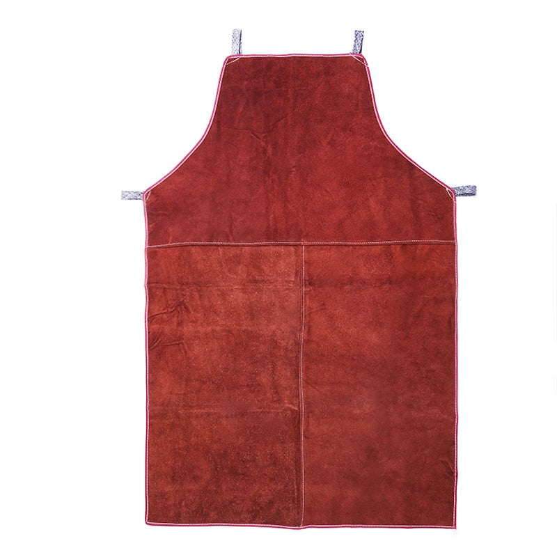 60cm*90cm Welding Apron Welder Heat Insulation Protection Cow Leather Apron Safety Workwear Welding Equipment - Executive-Skincare