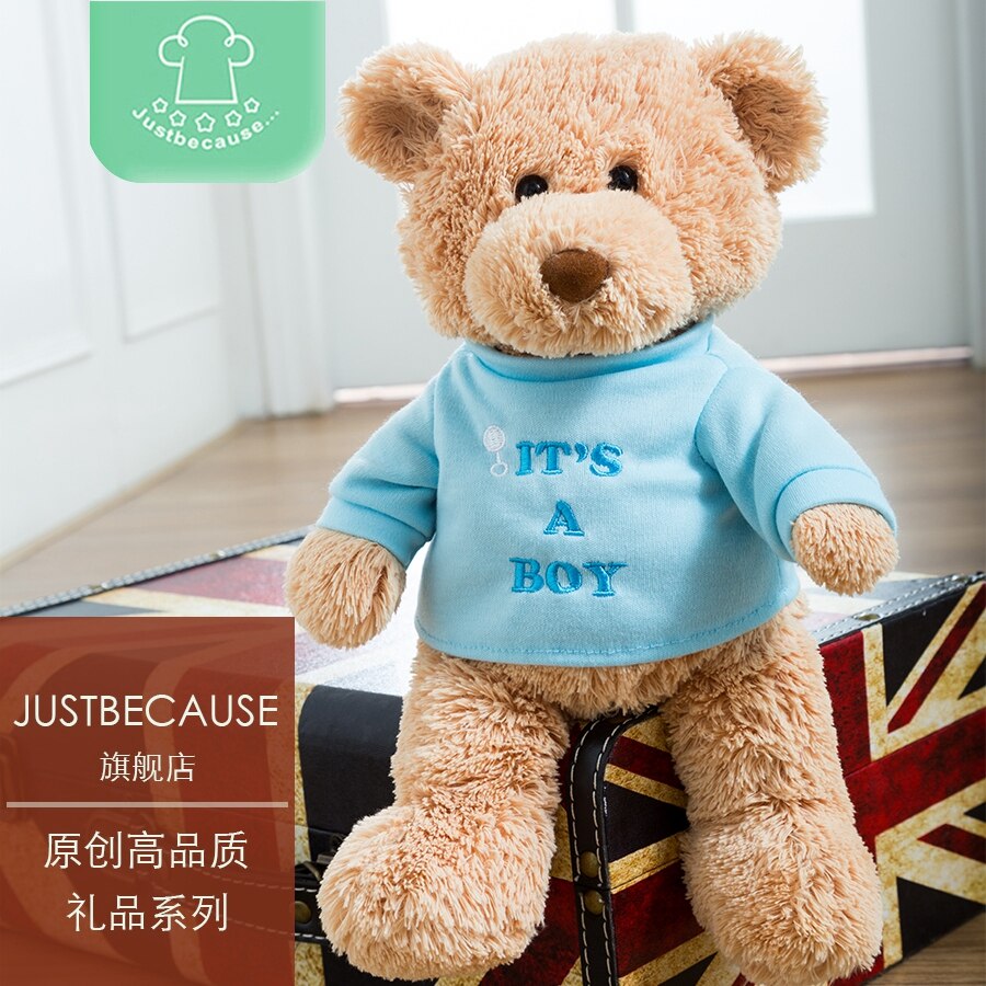 Message Bear Stuffed Animals Plush Toy I Love You Teddy Bear with Removable T-Shirt Gift for Kids, 11&quot; - Executive-Skincare