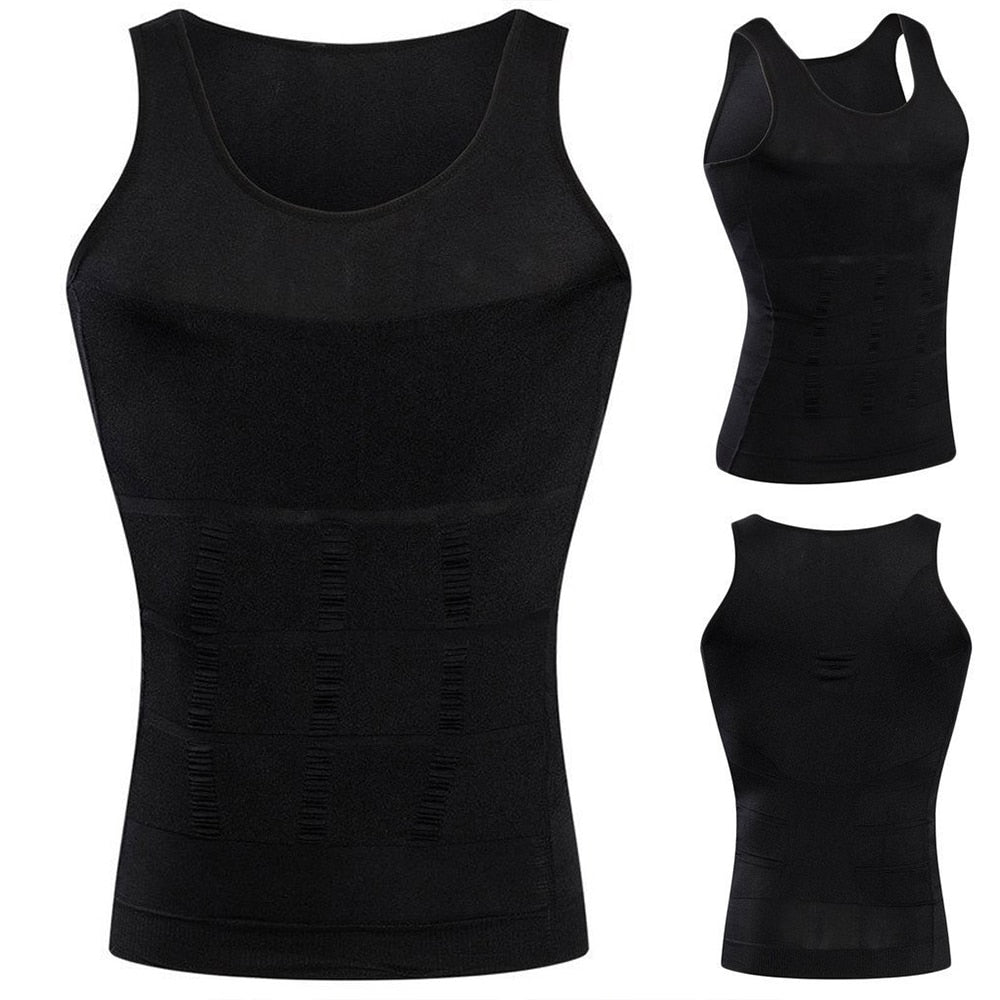 Men Slimming Shaper Posture Vest Male Tummy Abdomen Corrector Compression  Chest Corset - Executive Quality Store