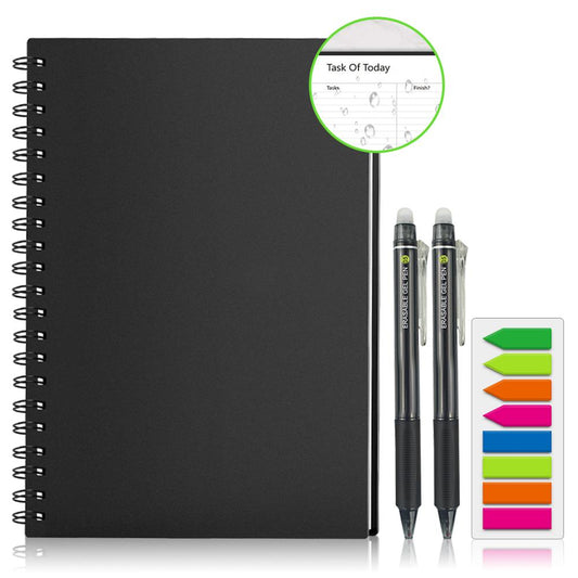 smart reusable erasable notebook Spiral A4 Notebook Paper Notepad Pocketbook Diary Journal Office School Drawing Gift NEW - Executive-Skincare