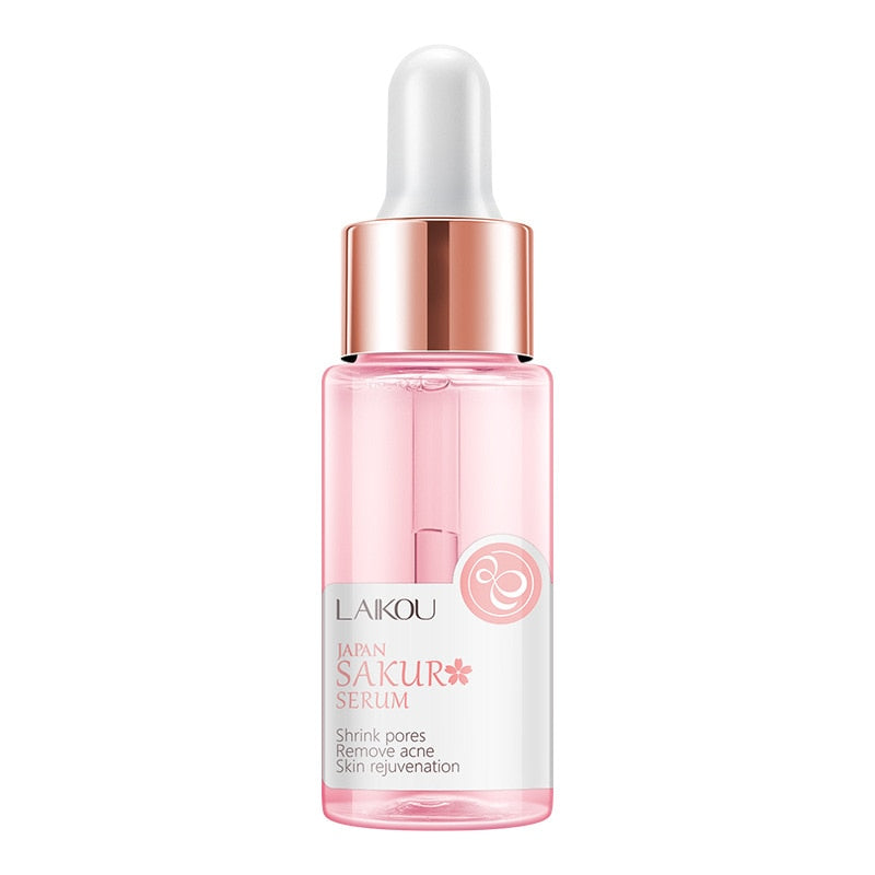 LAIKOU Serum Japan Sakura Essence Anti-Aging Hyaluronic Acid Pure 24K Gold Whitening Vitamin C Anti Wrinkle Face Serum Care Skin - Executive-Skincare