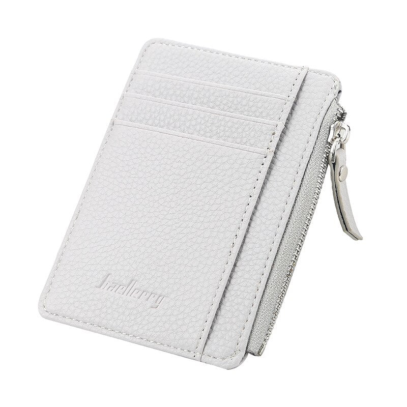 2021 New Mini Women Wallets Card Wallets Name Engraving Zipper PU Leather Top Quality Fashion Female Purse Card Holder Wallet - Executive-Skincare