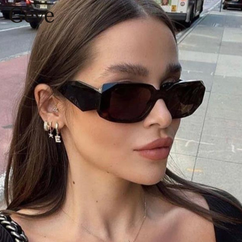 Trendy Design Brand Sunglasses Women New Fashion Square Small Sun Glasses Female Luxury Brand Ladies Glasses Eyewear Shades - Executive-Skincare