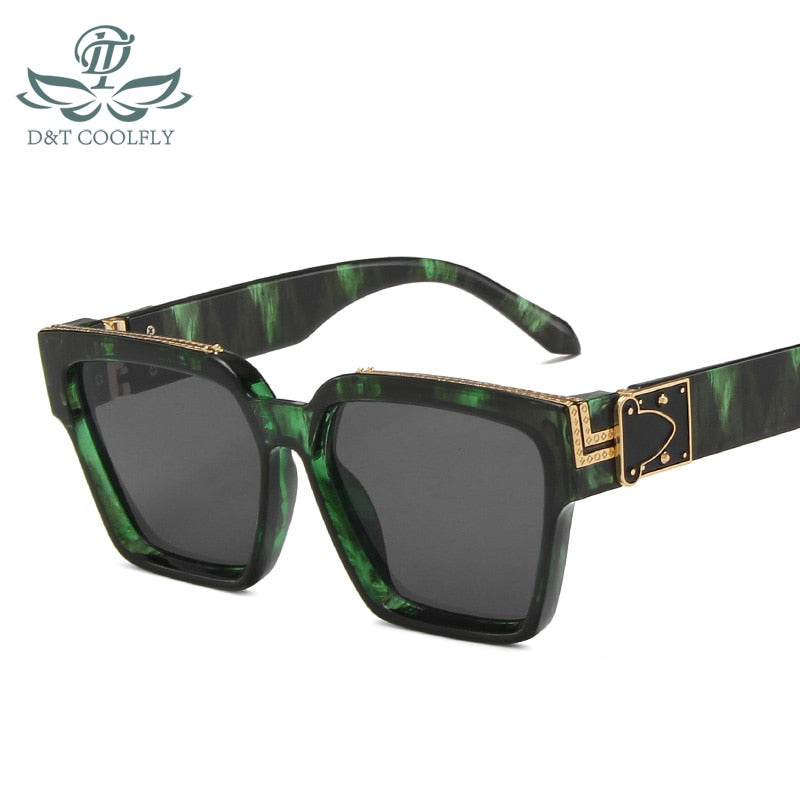 D&amp;T 2020 New Fashion Cat Eye Sunglasses Women Men Cool PC Color Lens Metal Logo PC Frame Leopard Brand Designer Sunglasses UV400 - Executive-Skincare