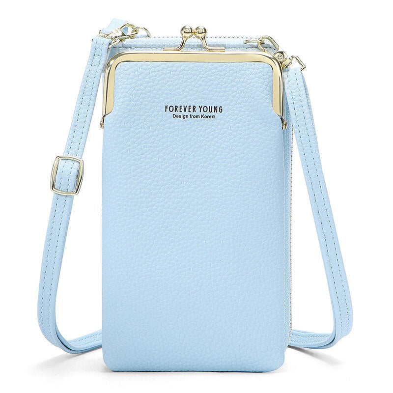 Forever Young Small Crossbody Bags Women Mini Matte Leather Shoulder Messenger Bag Clutch Bolsas Ladies Phone bag Purse Handbag - Executive-Skincare