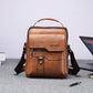 Casual Men Shoulder Bag Vintage Crossbody Bags High Quality Male Bag PU Leather Handbag Capacity Men Messenger Bags Tote Bag - Executive-Skincare