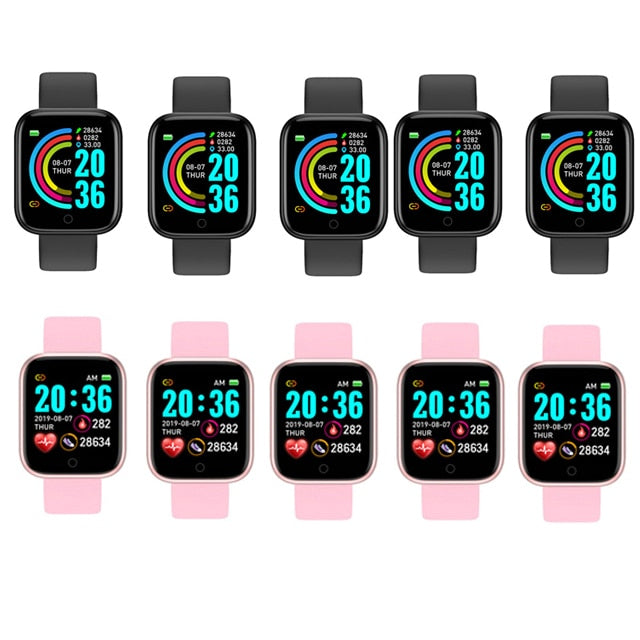 Wholesale 10PC Y68 D20 Smart Watch Male Female Free Shipping Put Photo Heart Rate Waterproof Best Smart watch IWO 13 Y68/D20 Pro - Executive-Skincare