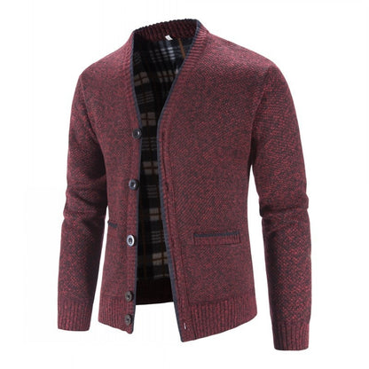 New Sweaters Coats Men Winter Thicker Knitted Cardigan Sweatercoats Slim Fit Mens Knit Warm Sweater Jackets Men Knit Clothes - Executive-Skincare