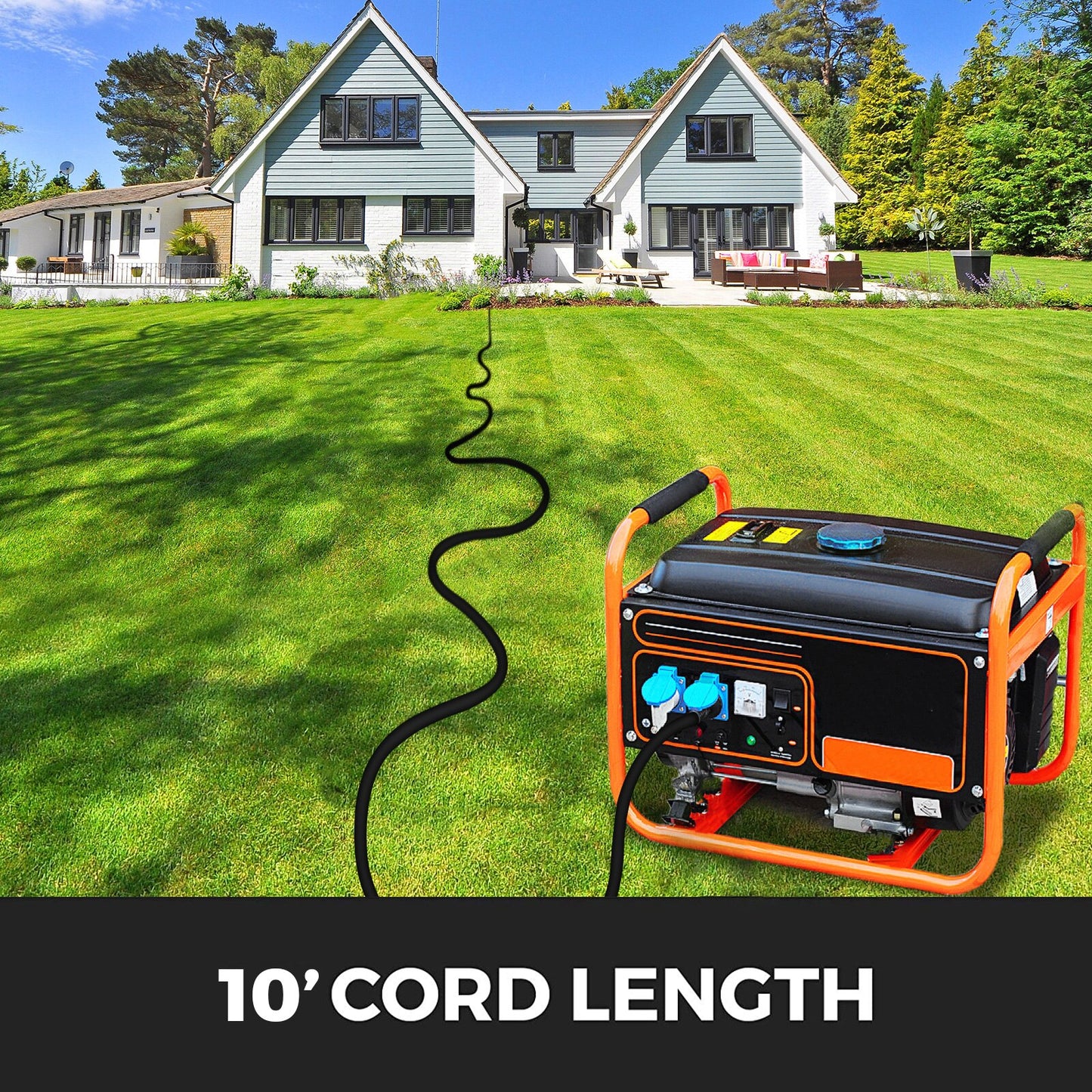 VEVOR Heavy Duty Generator Extension Cord 20FT 40FT 50FT 30Amp