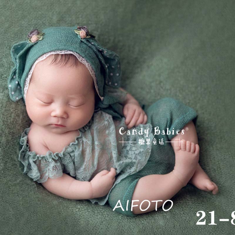 Newborn Photography Props Baby Outfits Hat Bunny Bonnets Set Clothes Bebes Fotografia Accessories Studio Shoots Photo Prop - Executive-Skincare