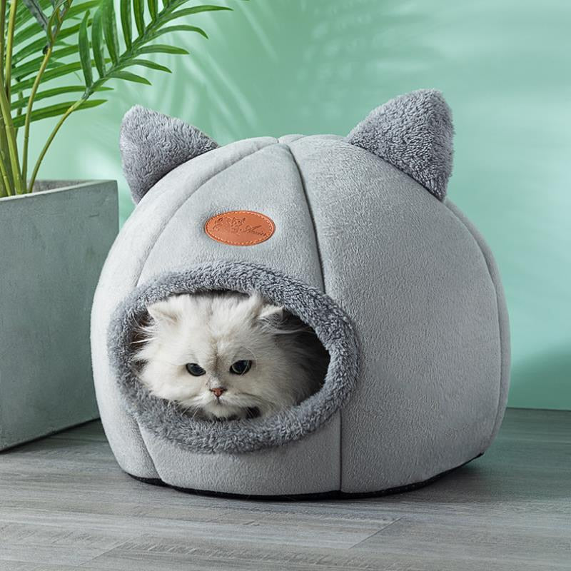 Deep Sleep Comfort In Winter Cat Bed Little Mat Basket Small Dog House Products Pets Tent Cozy Cave Nest Indoor Cama Gato - Executive-Skincare