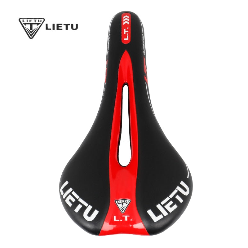 LIETU Bicycle Saddle MTB Road Bike Cycling Silicone Skid-Proof Saddle Seat Silica Gel Cushion Seat Leather Cycle Accessories - Executive-Skincare