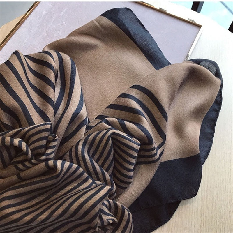 2020 Luxury brand silk scarves Autumn winter  women Fashion Print scarf ladies beach big size cotton shawl Popular headcloth - Executive-Skincare