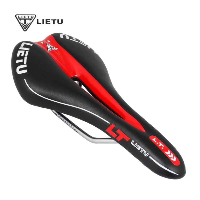 LIETU Bicycle Saddle MTB Road Bike Cycling Silicone Skid-Proof Saddle Seat Silica Gel Cushion Seat Leather Cycle Accessories - Executive-Skincare