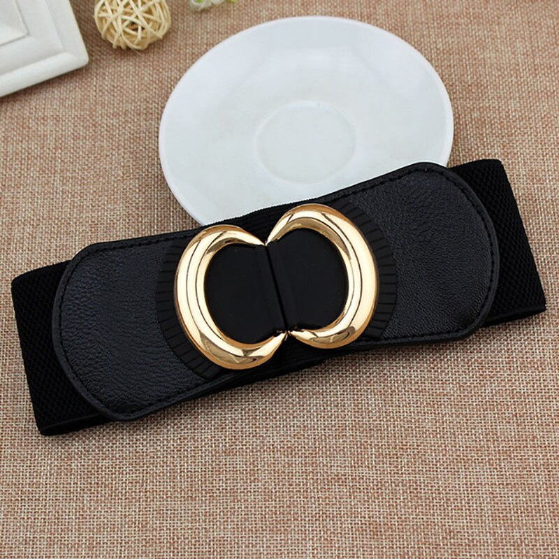 High quality Fashion Women Elastic Wide Belt Designer Luxury Brand Waist Straps Lady Dress Coat Sweater Decoration Waistband - Executive-Skincare