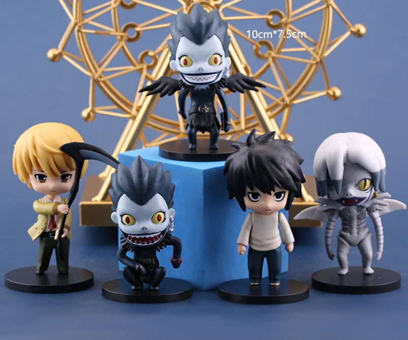 5pcs/set Q Anime DEATH NOTE Figure 1200# L Lawliet Action Figure Death Note 1160# Yagami Light Death Lawliet Figurine - Executive-Skincare