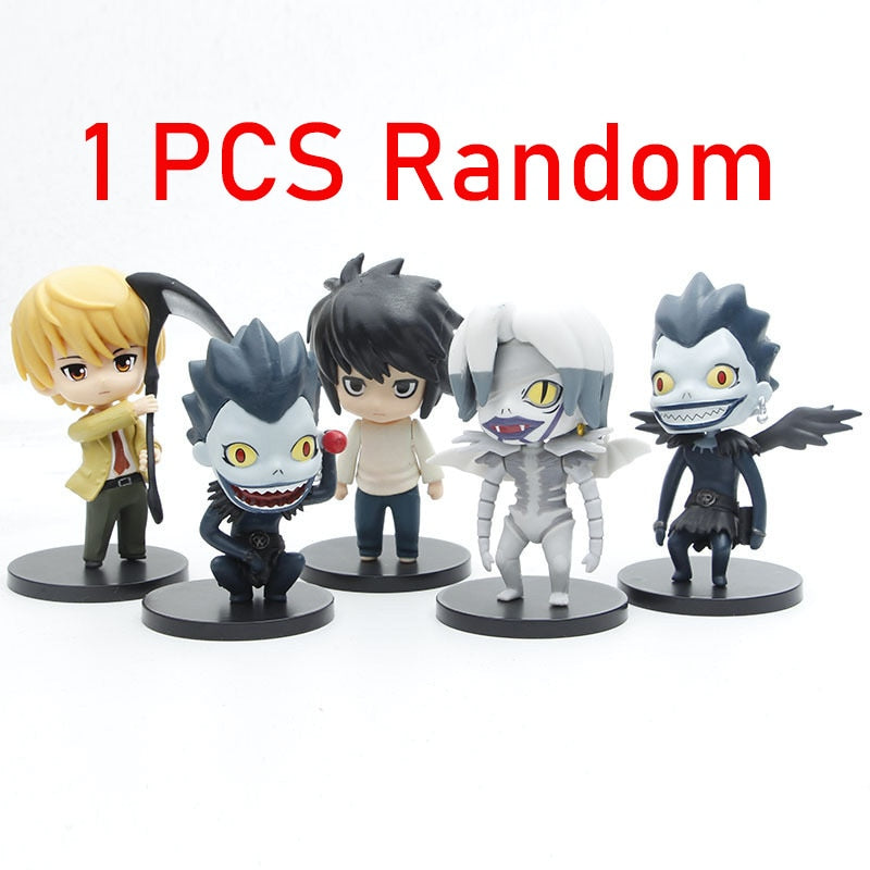 5pcs/set Q Anime DEATH NOTE Figure 1200# L Lawliet Action Figure Death Note 1160# Yagami Light Death Lawliet Figurine - Executive-Skincare