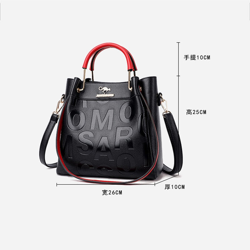 Genuine Brand Fashion Trend Big Shoulder Crossbody Hand Bags for Women 2022 Fashion Letter  Female Luxury Designer Handbags - Executive-Skincare