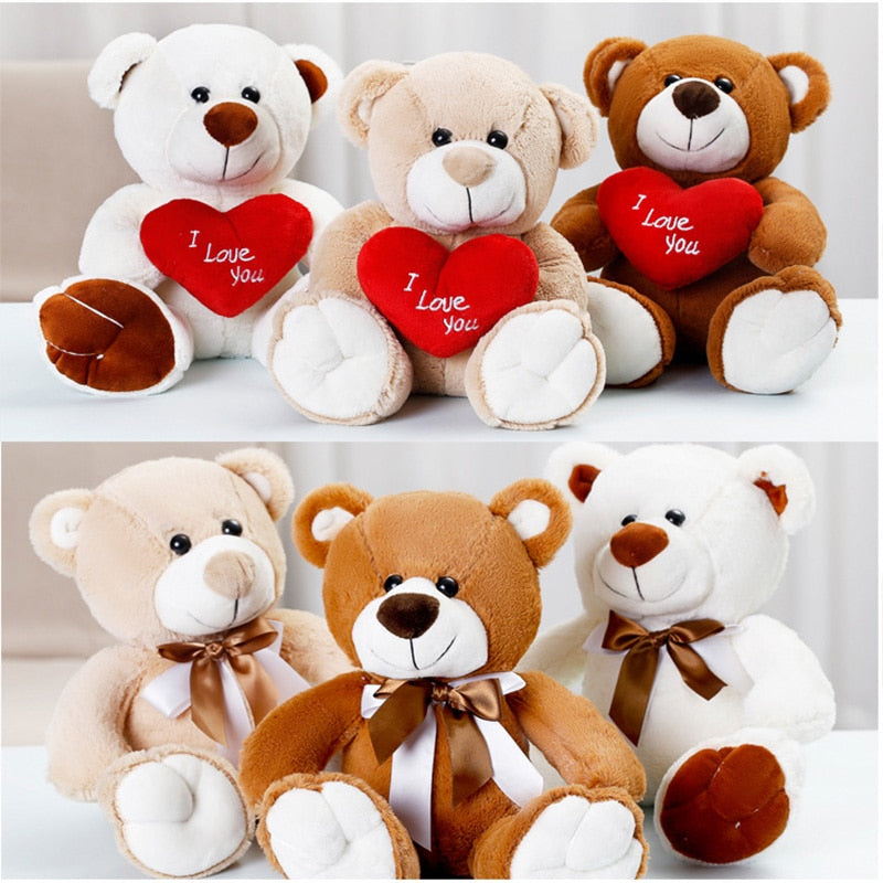 Valentine&#39;s Day Hug Love Soft Teddy Bear Stuffed Animal Plush Toys Bear For Gifts Birthday Gifts Mobile phone key pendant - Executive-Skincare