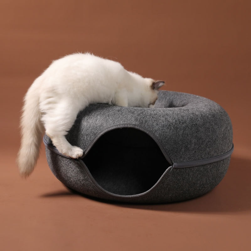 Pet Cats Tunnel Interactive Play Toy Cat bed Dual Use Indoor Toys Kitten Exercising Products Cat Training Toy - Executive-Skincare