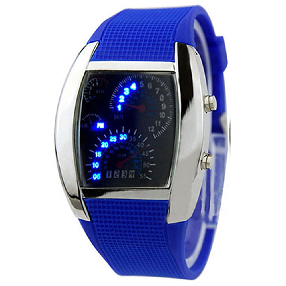 Fashion Men Stainless Steel Luxury Sport Analog Quartz LED Wrist Digital  Military Watch Top Luxury Electronics Watches - Executive-Skincare