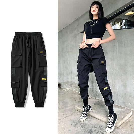 2020 Mens Cargo Pants Multi Pocket Harem Pants Male Streetwear Fashion Mens Casual Jogging Pants New Elastic Waist Trousers 5XL - Executive-Skincare