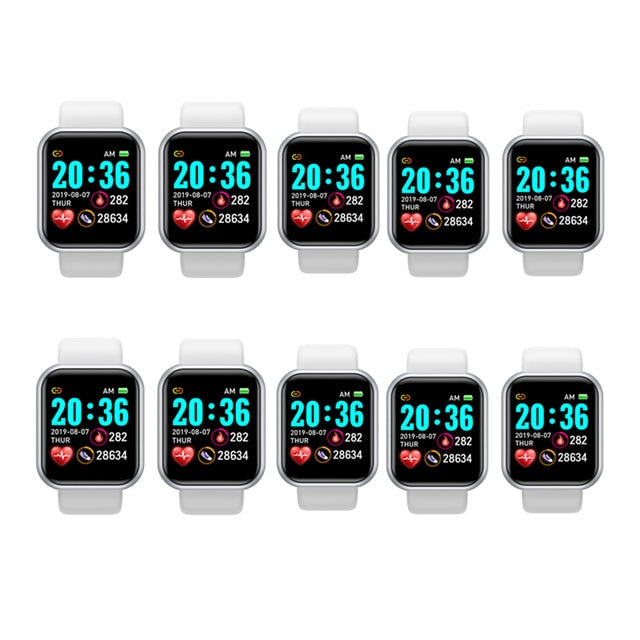 Wholesale 10PC Y68 D20 Smart Watch Male Female Free Shipping Put Photo Heart Rate Waterproof Best Smart watch IWO 13 Y68/D20 Pro - Executive-Skincare