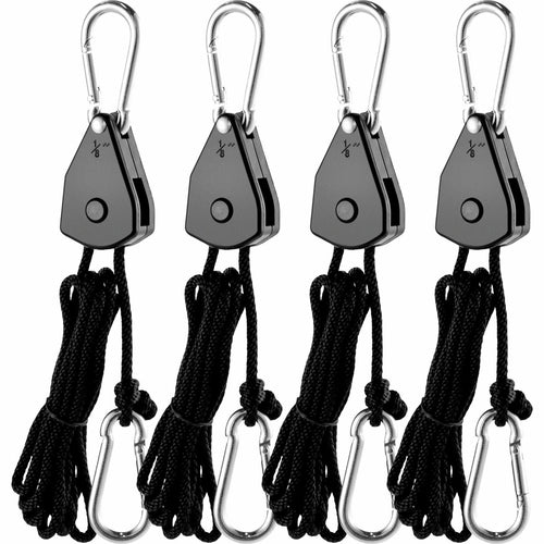 VEVOR 4-98 PCS 6 Feet Long Heavy Duty Adjustable Rope Clip Hanger For