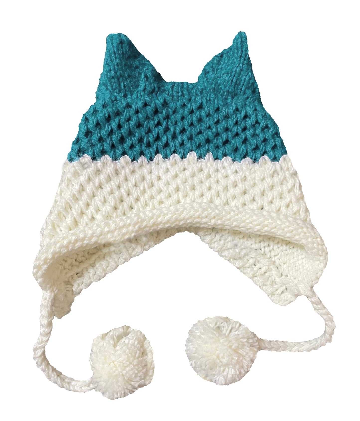 BomHCS Cute Fox Ears Beanie Winter Warm 100% Handmade Knit Hat - Executive-Skincare