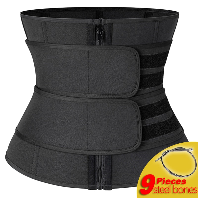 Women Waist Trainer Neoprene Body Shaper Belt Slimming Sheath Belly Reducing Shaper Tummy Sweat Shapewear Workout Shaper Corset - Executive Quality Store