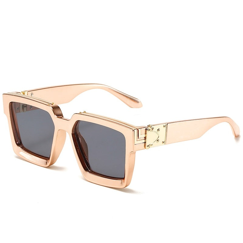 CRIXALIS Fashion Steampunk Sunglasses Women 21 Colors Luxury Brand Square Anti-glare Driving Sun Glasses For Men zonnebril dames - Executive-Skincare