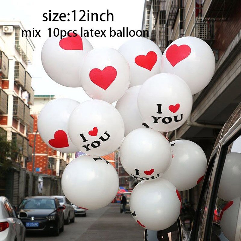 I Love You Kiss Me Lips Love Foil Balloon For Valentines Day Decoration Wedding Anniversary Inflatable Balloon Birthday Gifts - Executive-Skincare