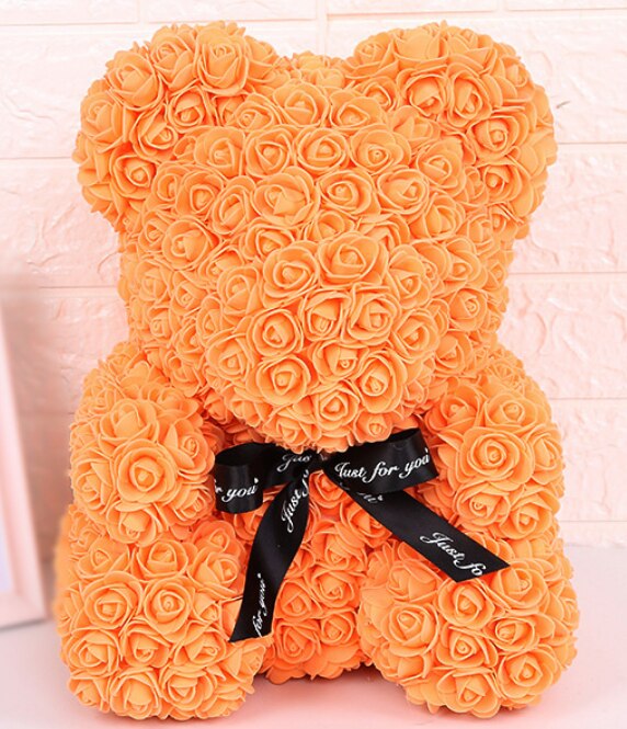 rose teddy bears flower rose bear  DIY gift box Christmas Valentine&#39;s Day present home decor wedding - Executive-Skincare