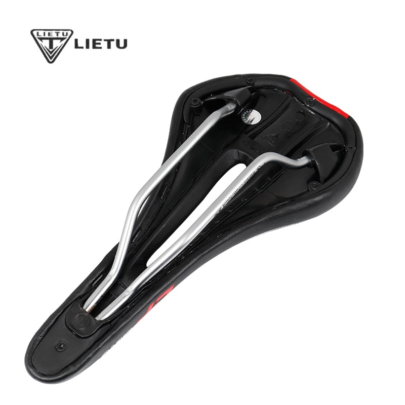 LIETU Bicycle Saddle MTB Road Bike Cycling Silicone Skid-Proof Saddle Seat Silica Gel Cushion Seat Leather Cycle Accessories - Executive-Skincare