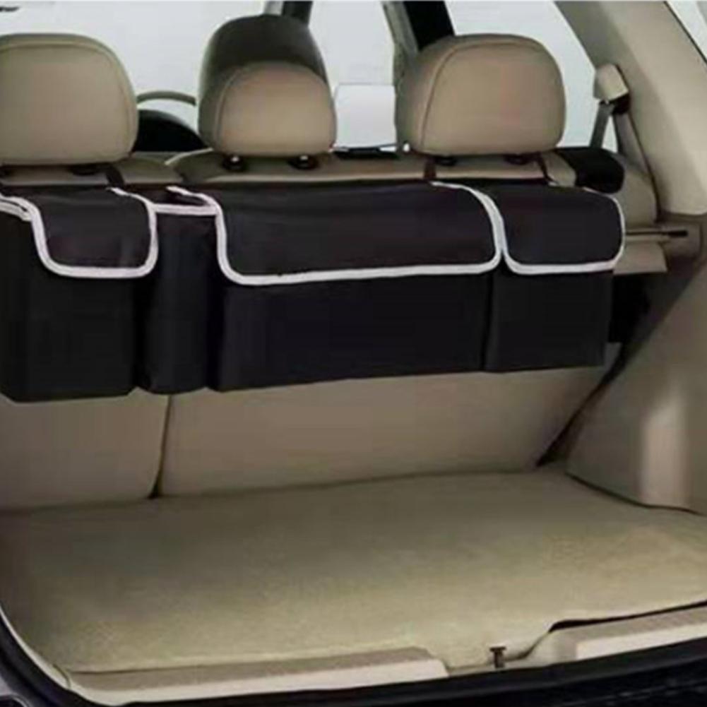 High Capacity Adjustable Car Storage Box Backseat 4 Bag Trunk Organizer Multi-use Oxford Car Seat Back Organizers Car Accesories - Executive-Skincare