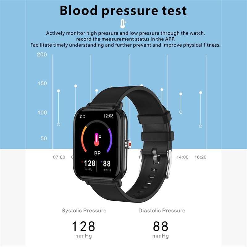 LIGE 2022 New Smart watch Ladies Full touch Screen Sports Fitness watch IP67 waterproof Bluetooth For Android iOS Smartwatch Men - Executive-Skincare