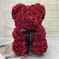 HOT Valentines Day Gift 25cm Red Rose Teddy Bear Rose Flower Artificial Decoration Christmas Gifts Women Valentines Gift - Executive-Skincare