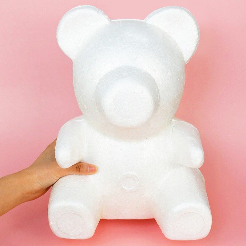 Teddy Bear of Roses Valentine&#39;s Day Present Birthday Gift DIY Handmade Scrapbooking Wedding Home Decoration Foam Mould Wholesale - Executive-Skincare