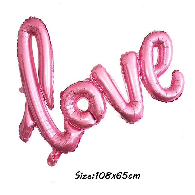 I Love You Kiss Me Lips Love Foil Balloon For Valentines Day Decoration Wedding Anniversary Inflatable Balloon Birthday Gifts - Executive-Skincare