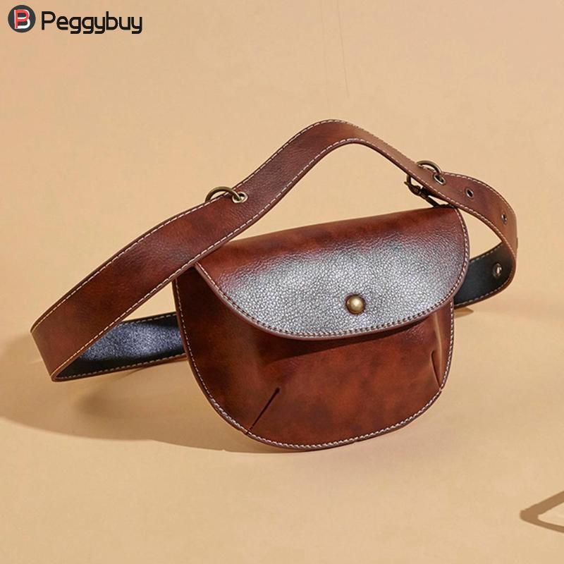 Fashion Leather Belt Bag Women Phone Pouch Fanny Pack Luxury Brand PU Leather Female Waist Pack Heuptas Pochete Сумка на пояс му - Executive-Skincare